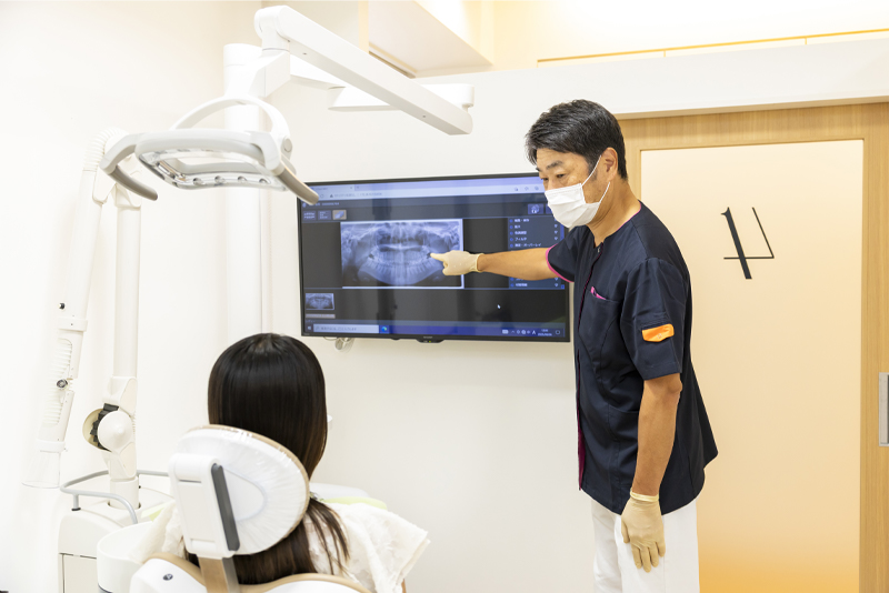 矯正治療で理想の歯並びを目指します