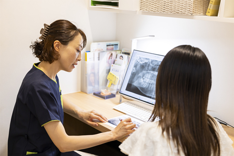 専用のカウンセリングルームも完備